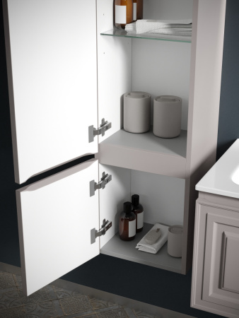 Шкаф-пенал Sancos Very PVR35LSM 40х160 подвесной цвет коричневый